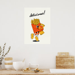 Heerlijke frietjes poster