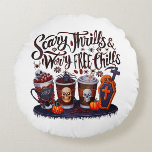 Heerlijke Halloween koffie voor Spooky Sips! Rond Kussen