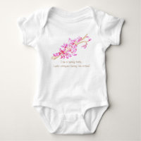 Heerlijke lente op een Baby Bodysuit (R)