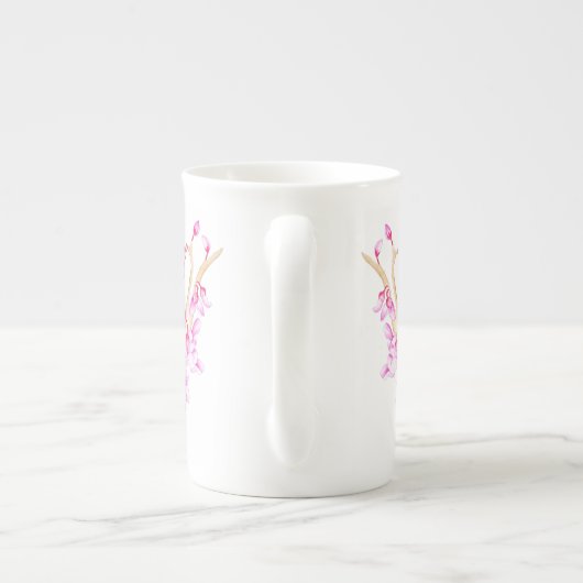 Heerlijke lente op een Bone China Mok (M, R) (Achterkant)