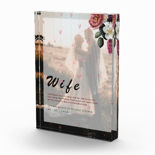 heerlijke moderne definitie van vrouw verrassencad fotoblokken (Rechts)