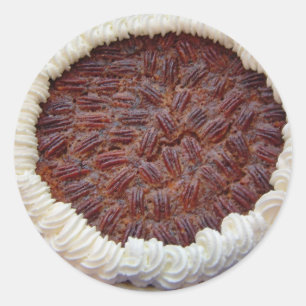Heerlijke pecantaart! ronde sticker