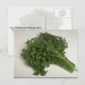Heerlijke peterselie briefkaart (Voorkant / Achterkant)