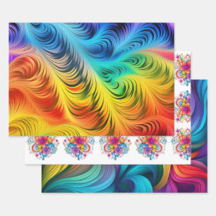 Heerlijke Rainbow Pride Wrapping Sheets Inpakpapier Vel