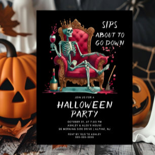 Heerlijke sips Halloween Kaart