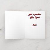 Heerlijke vakantie groetjes ai folie feestdagenkaart (Binnenlaag)