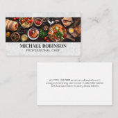 Heerlijke voedselverspreiding visitekaartje (Voorkant / Achterkant)