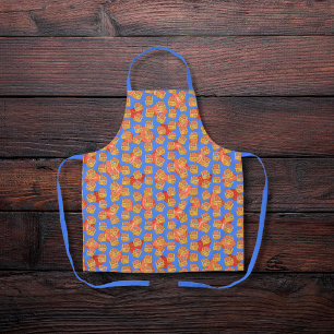 Heerlijke wafels en fruitblauw schort