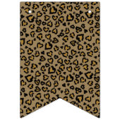 Heest Leopard Pattern in Natural Colors Vlaggetjes (Tweede vlag)