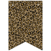 Heest Leopard Pattern in Natural Colors Vlaggetjes (Eerste vlag)