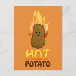 Heet Aardappel Briefkaart