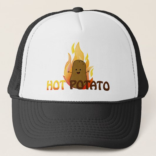 Heet Aardappel, Grappig Eten Trucker Pet (Voorkant)