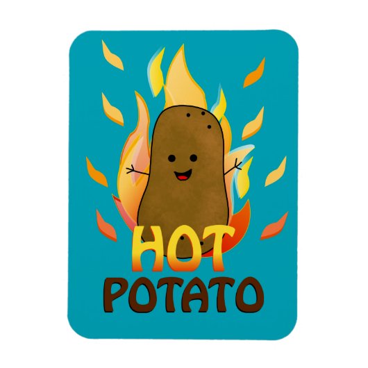 Heet Aardappel Magneet (Verticaal)