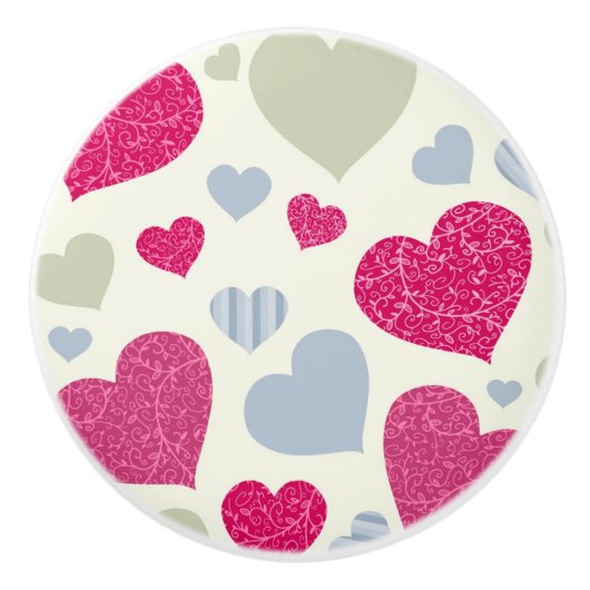 Heet Achtergrond Keramische Knop (Voorkant)