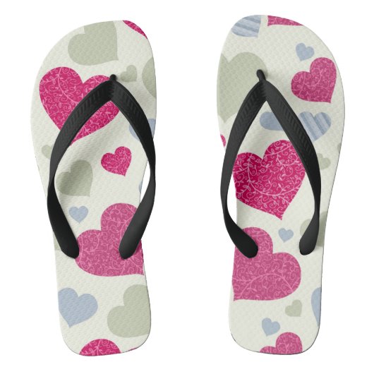 Heet Achtergrond Teenslippers (Voetbed)