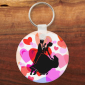 Heet ballroom dansen sleutelhanger (Voorkant)