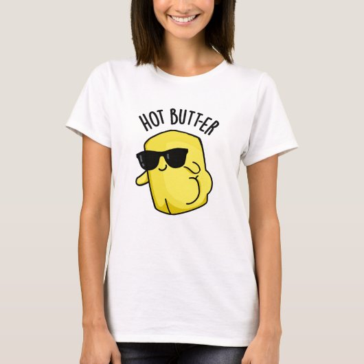 Heet Butter Grappig Eten Pun T-shirt (Voorkant)