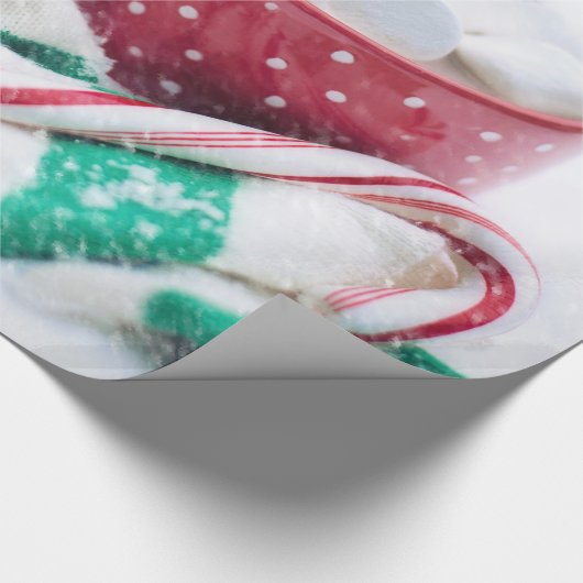 Heet Caca | Kandijriet | Kerst Scarf en Mitts Cadeaupapier (Hoek)