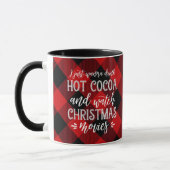 Heet cacao en films | Rood | Kerstmis Mok (Links)