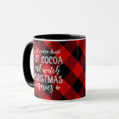 Heet cacao en films | Rood | Kerstmis Mok (Voorkant links)