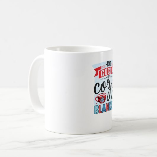 Heet cacao- en luidoekjes koffiemok (Voorkant links)