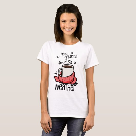 Heet cacao weer t-shirt (Voorkant volledig)