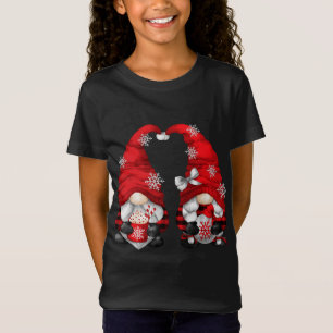 Heet Cacao Xmas Gnomen Voor Grappige Bijpassende F T-shirt