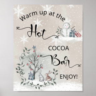 Heet cacaobalk poster