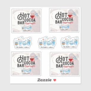 Heet cacaobalk sticker