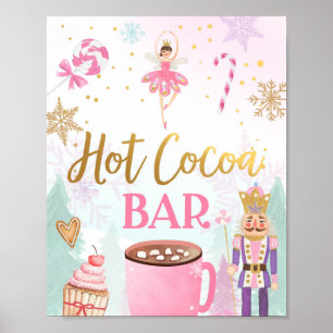 Heet cacaobarenkorrels Nutkraker Ballerina Girl Poster