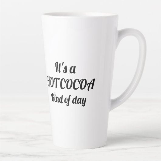 Heet cacaodag, latte Mok (Rechts)