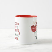 Heet cacaoverband Cozy Blankets en kerstfilms Mok (Midden)