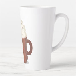 Heet cacaoweer latte mok