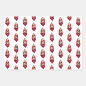 Heet Cavalier Spaniel Hondenliefhebber Valentijns Inpakpapier Vel (Voorkant 3)