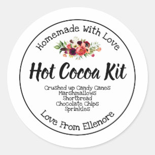 Heet Chocolade Caca Kit Jar Label
