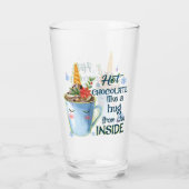 Heet Chocolade Unicorn Glas (Achterkant)