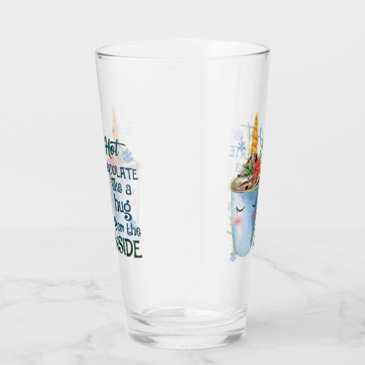 Heet Chocolade Unicorn Glas (Rechts)