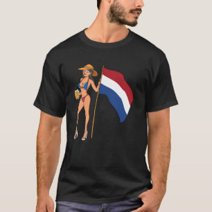 Heet Fan Meisje Nederland T-shirt