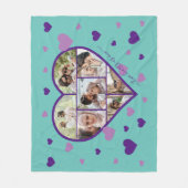 Heet Foto Collage Fleece Blanket Deken (Voorkant)