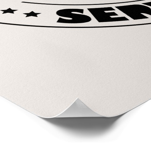 Heet gebrouwen koffie verkocht hier verkopers poster (Hoek)