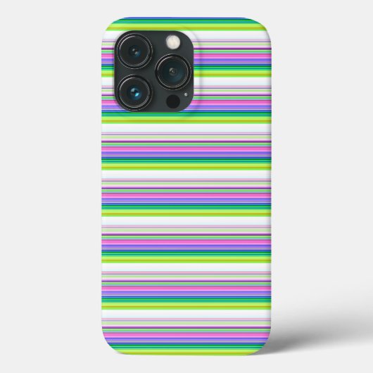 Heet gekleurde neon strepen Case-Mate iPhone case (Achterkant)