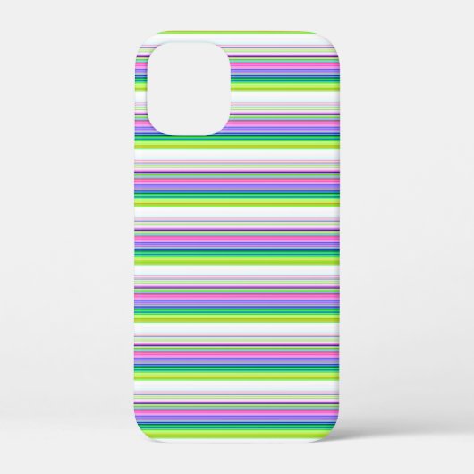 Heet gekleurde neon strepen Case-Mate iPhone case (Achterkant)