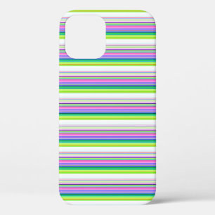 Heet gekleurde neon strepen iPhone 12 pro hoesje