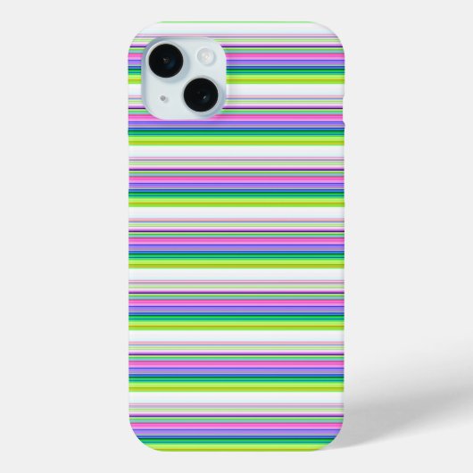 Heet gekleurde neon strepen Case-Mate iPhone case (Achterkant)