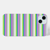 Heet gekleurde neon strepen Case-Mate iPhone case (Achterkant (horizontaal))