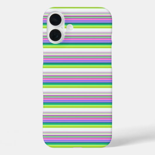 Heet gekleurde neon strepen Case-Mate iPhone case (Achterkant)