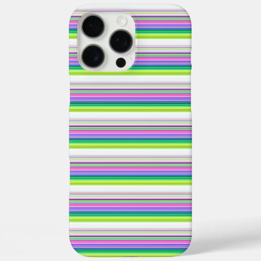 Heet gekleurde neon strepen Case-Mate iPhone case (Achterkant)
