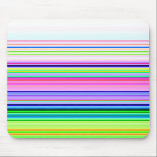 Heet gekleurde neon strepen muismat