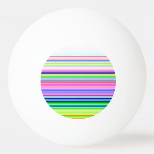 Heet gekleurde neon strepen pingpongballen