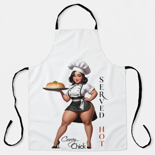Heet geserveerd schort (Voorkant)